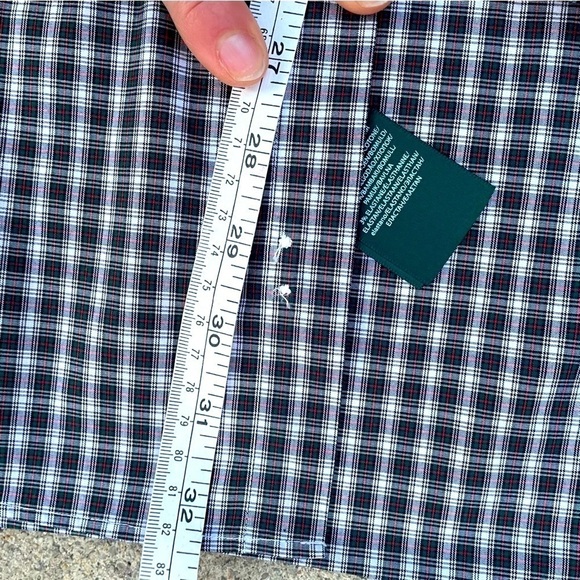 Ralph Lauren Plaid Red Green Button Down Shirt 15.5 34/35 - Picture 6 of 6